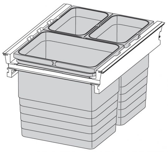 Kabinet bredde 450 mm