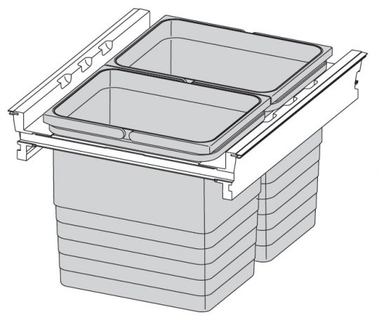 Kabinet bredde 500 mm