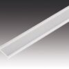 LED Cover Profil 25 mm, 6 m langt - Transparent, Sort eller Hvid - Image 7