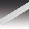LED Cover Profil 25 mm, 6 m langt - Transparent, Sort eller Hvid - Image 11
