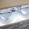 LED Cover Profil 25 mm, 6 m langt - Transparent, Sort eller Hvid - Image 2