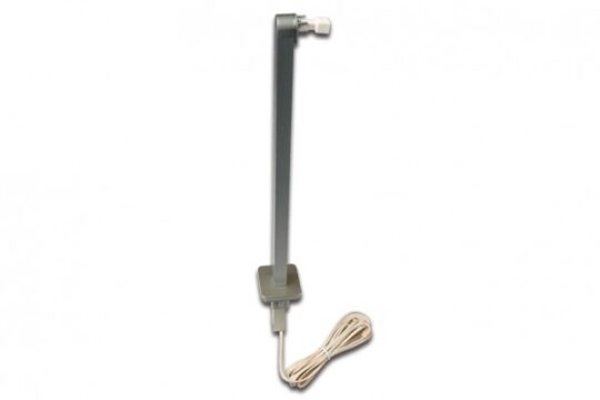 LED 2 Link Holding Arm, med forsyningskabel - Sort