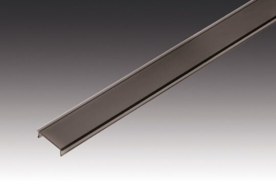 Cover profil 1m, 15mm - Let mat sort